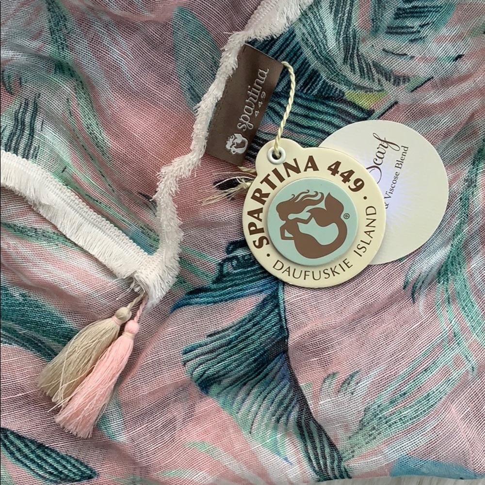 NWT Spartina 449 Linen Scarf